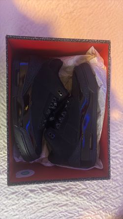Jordan 3 Retro Black Cat (2025) size 10 1/2