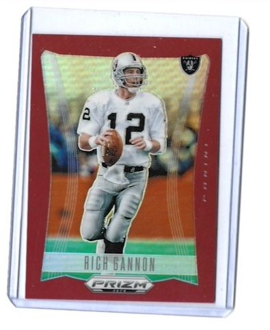 Rich Gannon Oakland Raiders Red PRIZM