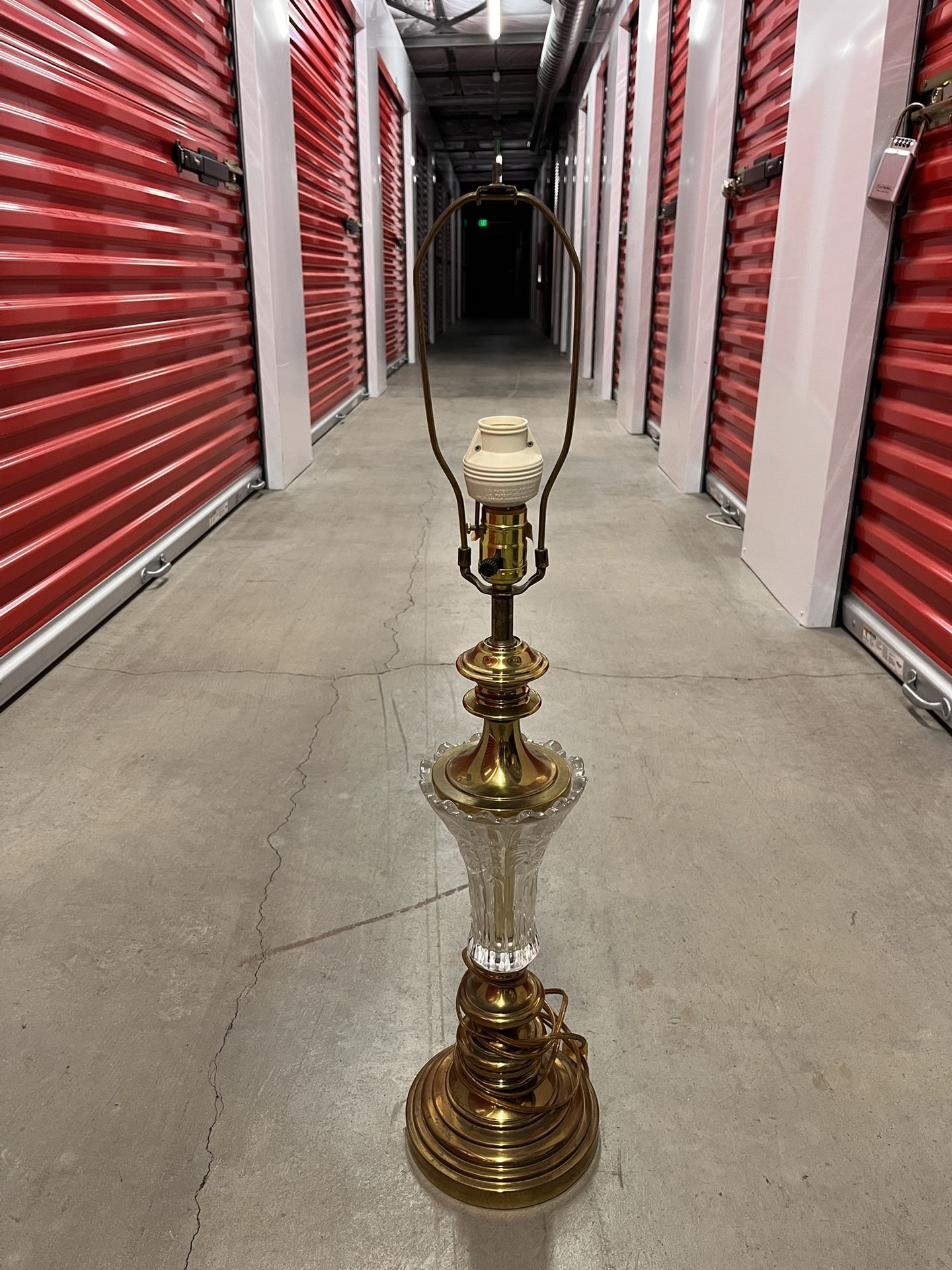 Tall Vintage Lamp (works!)