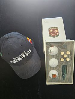 $15.00 - Manhattan Woods Golf Club Player's Gift Set + "Big Cedars Lodge Legends of Golf" Cap - NEW!  Great Golfers Gift Idea!!