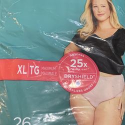 Depends XL Womens Briefs