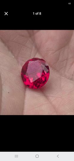 5.13 carat lab grown Ruby
