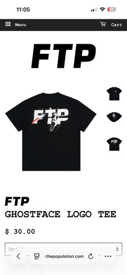 FTP supreme ghost face scream