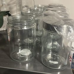 57 pc  Glass Jars