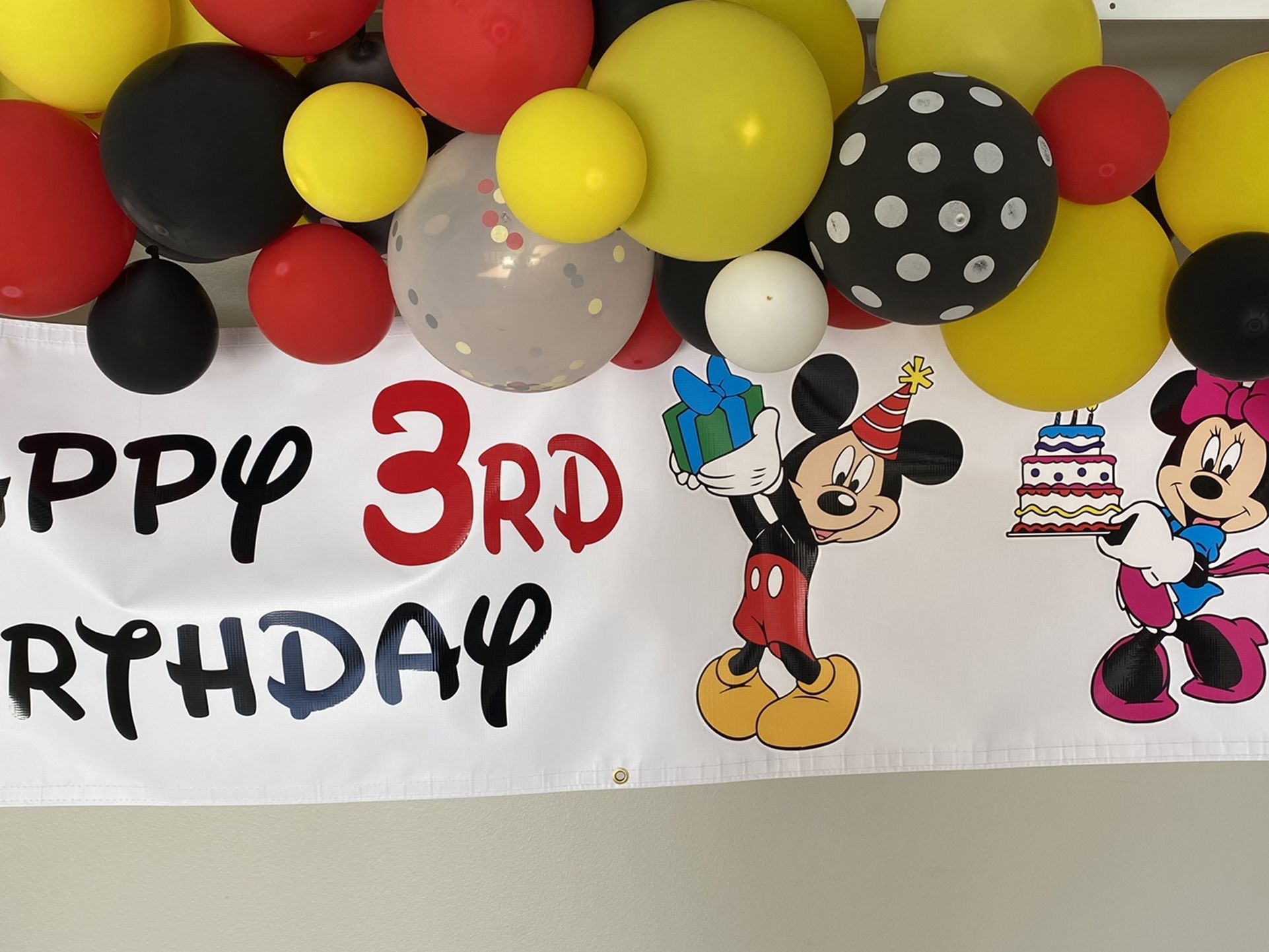 Disney birthday Banner