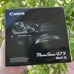 Canon PowerShot G7 X Mark III Black