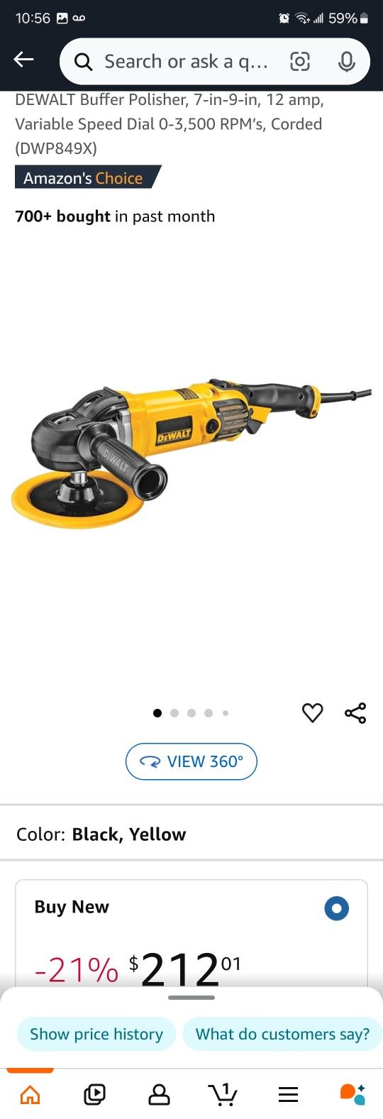 DeWalt DEWALT Buffer Polisher