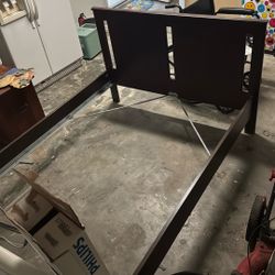 Full size bed Ikea bed frame with drawers 