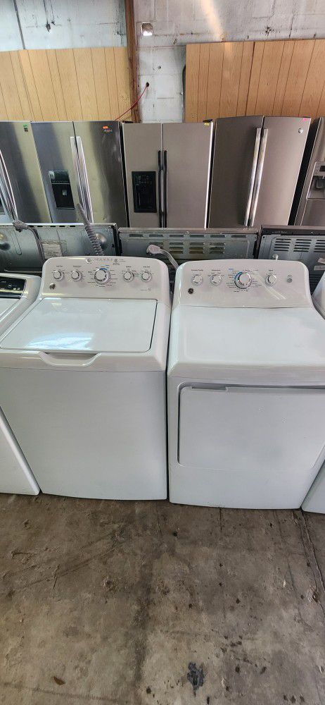 G/E,washer And Dryer Set Works Good 60 Days Warranty 