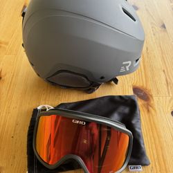 Helmet+googles like new.