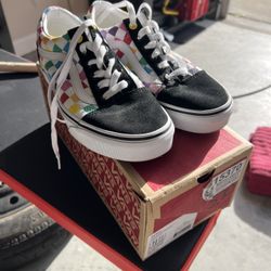 Vans Old Skool - Multicolor Checkerboard (Women's 7 / Men's 5.5)