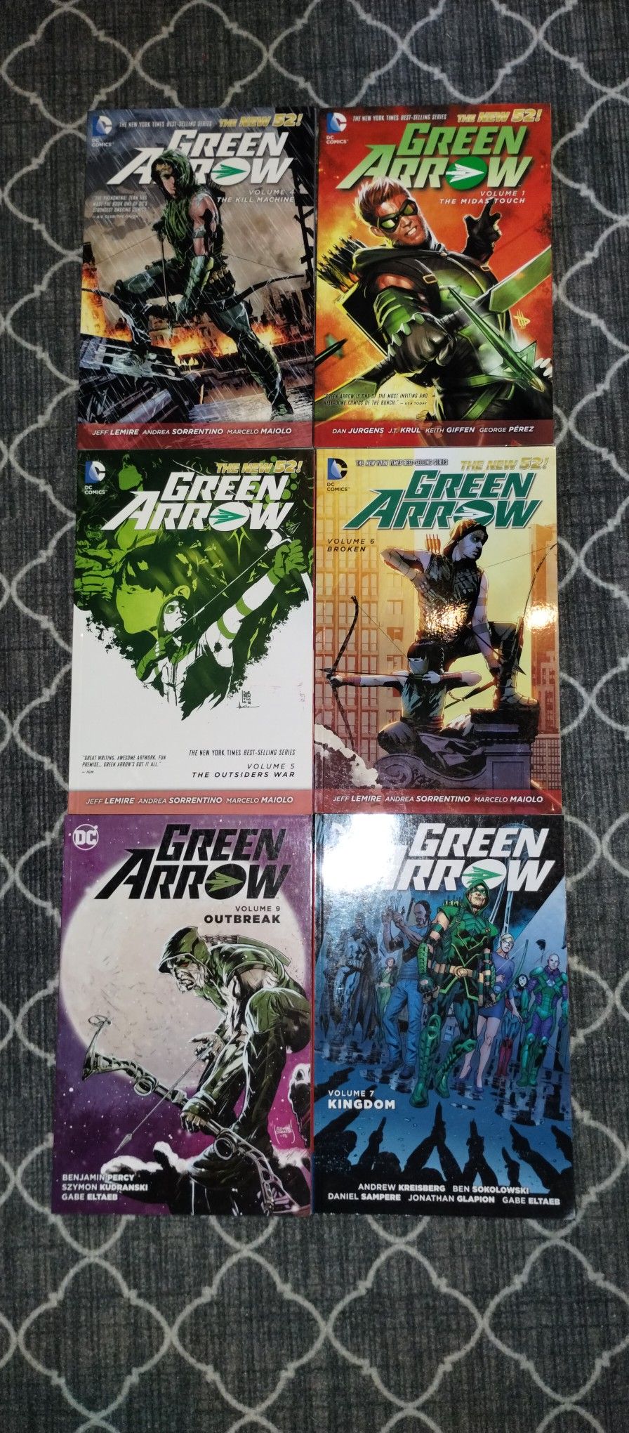 Green Arrow (The New 52) Vol 1-4-6-5-7-10 DC Comics, The Midas Touch