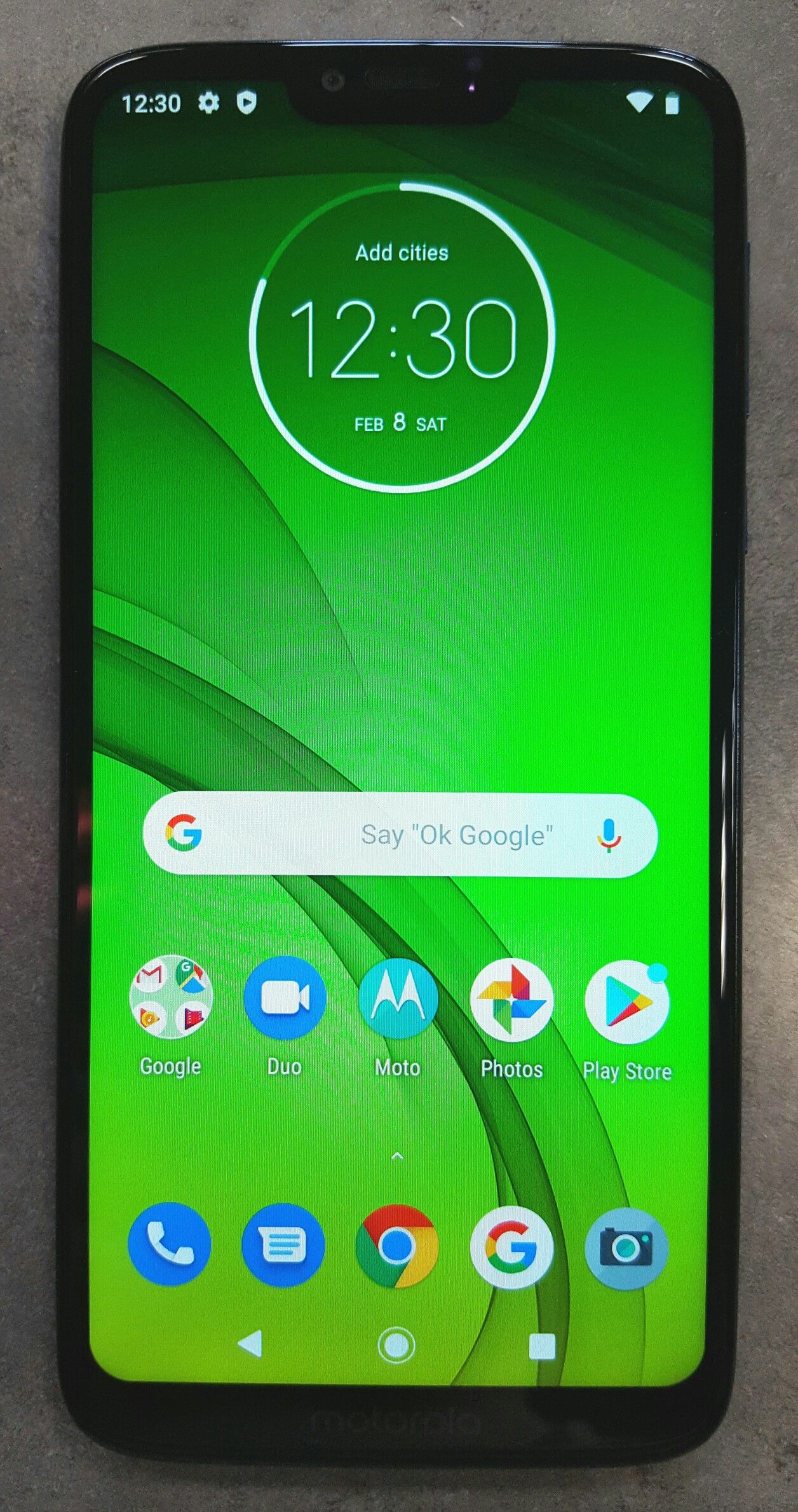 GSM UNLOCKED Motorola Moto G7 Power 64gb Blue Android Smart Cell Phone