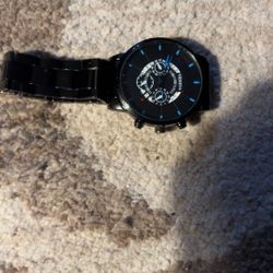 Clean Black Quartz  Watch – Luxury Style