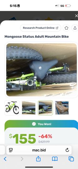 Mongoose status adult bike