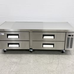 NSF Refrigerated 4 Drawers Chefs Base CB72

