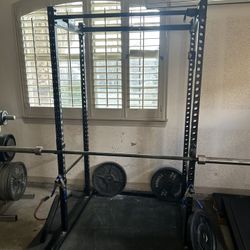 Titan Fitness T-2 Series Power Squat Rack – Great Home Gym Setup