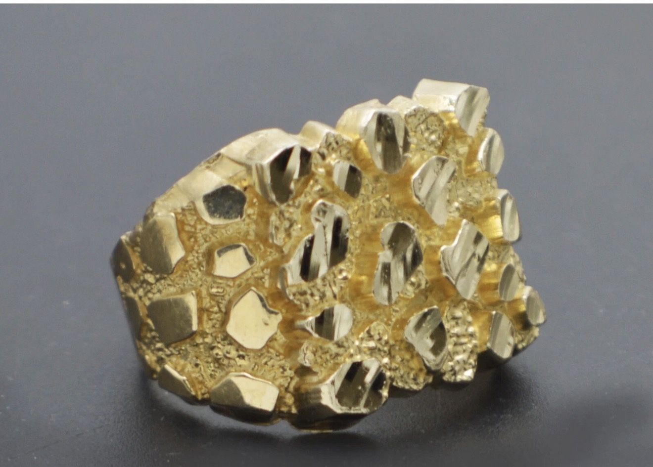 Gold Nuggets Ring