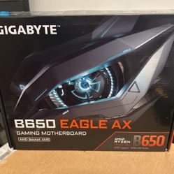 GIGABYTE - B650 EAGLE AX (Socket AM5) AMD B650 ATX DDR5 Wi-Fi 6E Motherboard - Black 