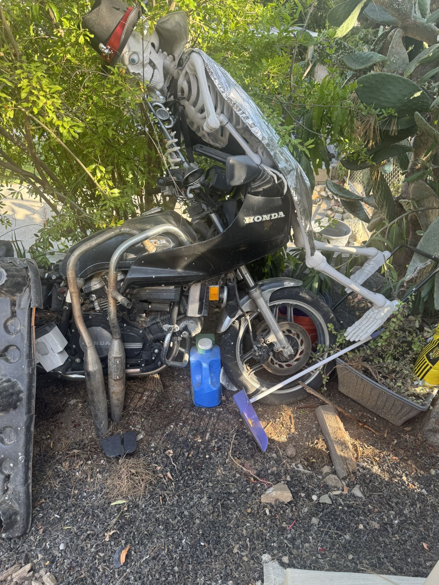Honda CB750 And Honda Rebel 250