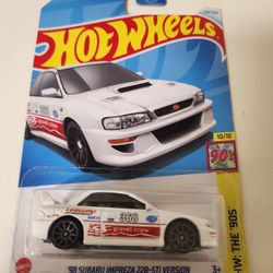 Hot Wheels '98 Subaru Impreza 22B Sti-version White 