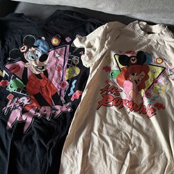 His and hers max and Roxanne Disney shirts