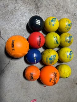 $55 - lot of 13 heavy balls