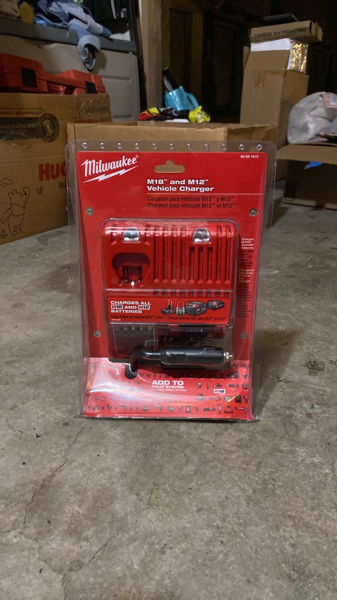 Milwaukee M18 and M12 Vehicle Charger (Model 48-59-1810)