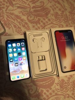 iPhone X 256gb new