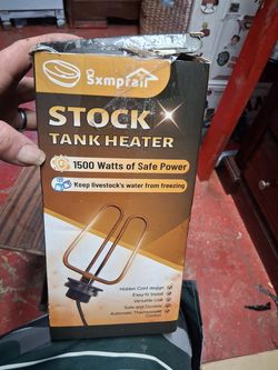 Stock tank heater