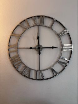 Large Roman numeral clock