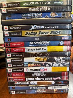 Play station 2 games