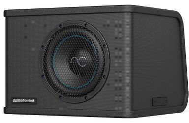 AudioControl SPC-W10 Space™ Series wedge-style enclosure with 10" 2-ohm shallow-mount subwoofer