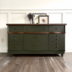 Vintage solid wood Dresser