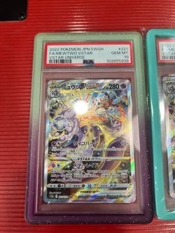 2022 Pokémon Japanese Mewtwo Vstar alt Art PSA 10