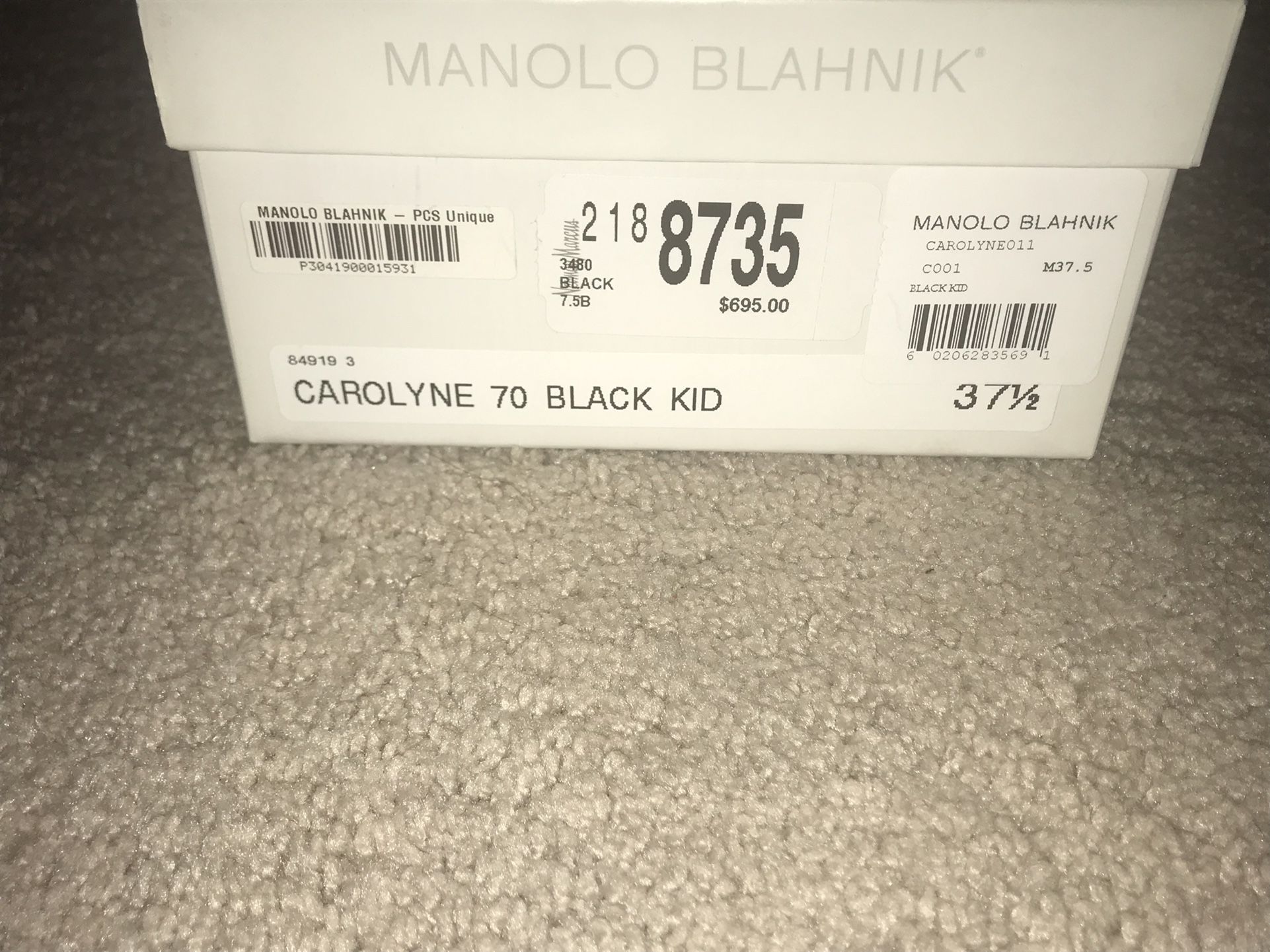 Manolo Blahnik Carolyne 70 3” Heels