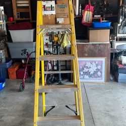 6’ Ladder Good Condition Werner