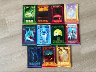 $20 for (9) Creepers Book Collection - Multi Color Horror Graphic Covers