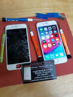 Apple Iphone Screen New and Used 8 plus 8 7 6 6s 5 5s CrAcked Digitizer Broken LCD