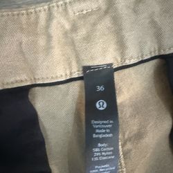Lululemon Stretch Men's Pants Size 36 X 30. 