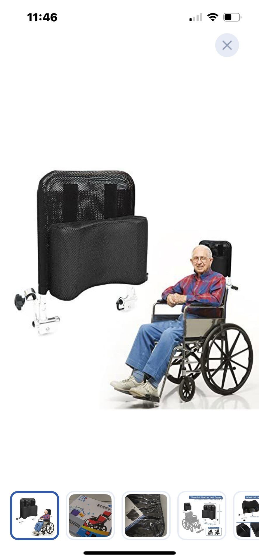 “New”Wheelchair Head Support(retail$59)