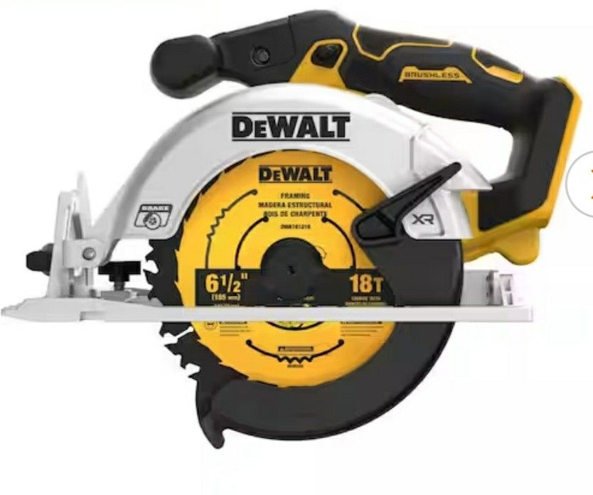 DEWALT BRUSHLESS CIRCULAR SAW  6 1/2"