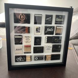 Collectors Matchboxes Shadowbox- 32.5x32.5
