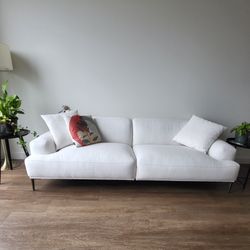 Article Abisko 91” Sofa - Quartz White Like New