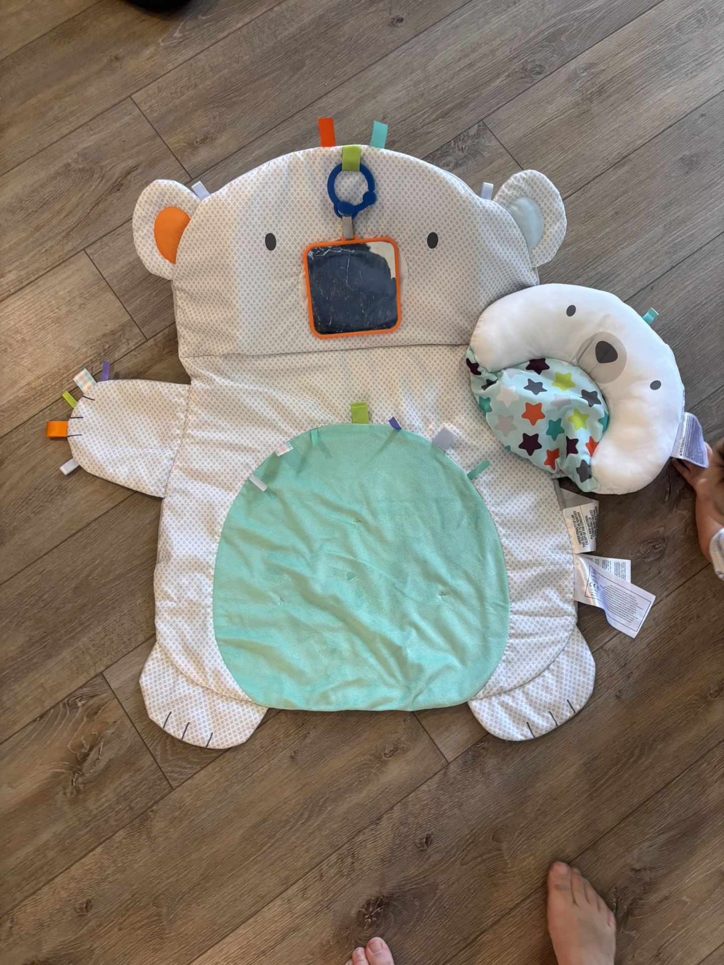 Bright Starts Propped Tummy Time Mat