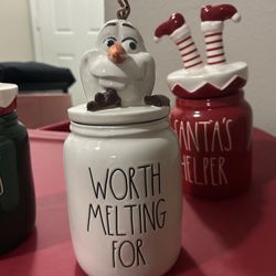 Rae Dunn Olaf Canister