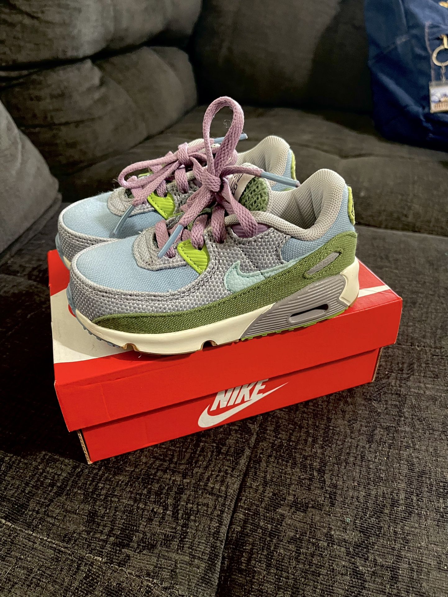 Tenis Nike Air Max  90 Se 1 Niño Size 8c