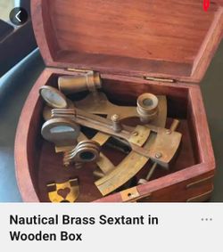 Brass sextant
