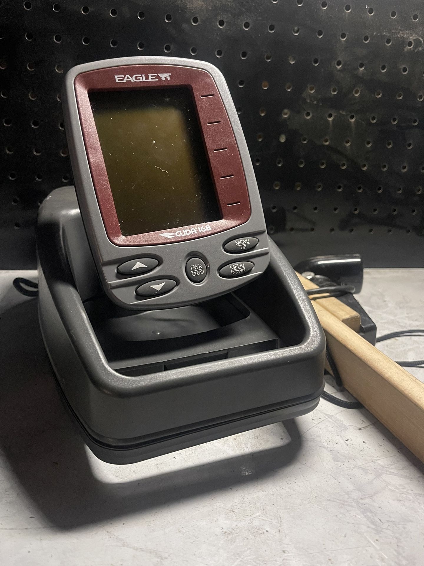 Eagle Cuda 168 Fishfinder Head Unit & Skimmer Transducer Sonar Backlight
