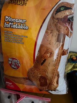Spirit Halloween Inflatable Dinosaur Costume Adult